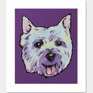 Whimsical Westie Wonder Posters and Art